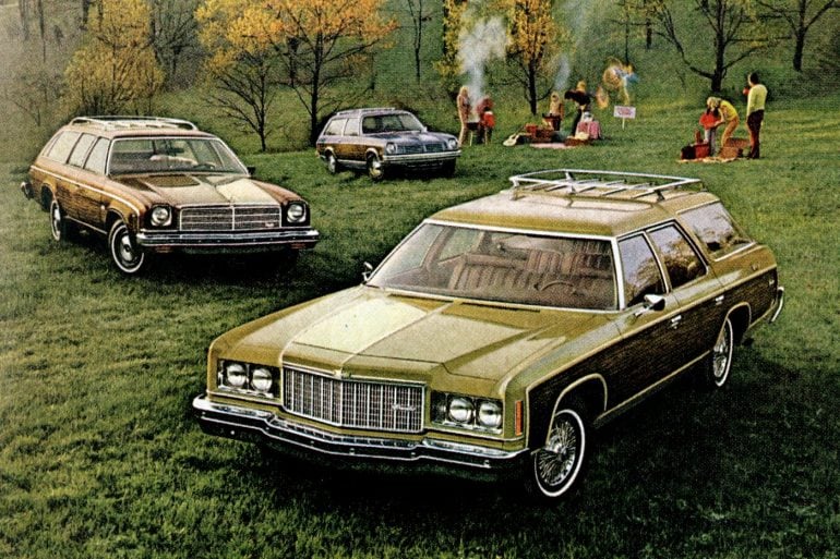 17 different vintage Chevrolet station wagons from the ’70s