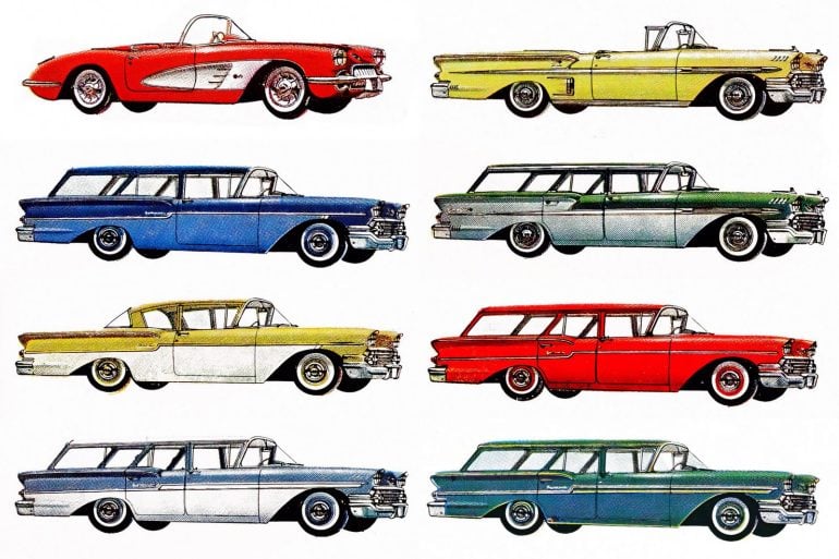 1958 Chevrolets See 17 different classic car models