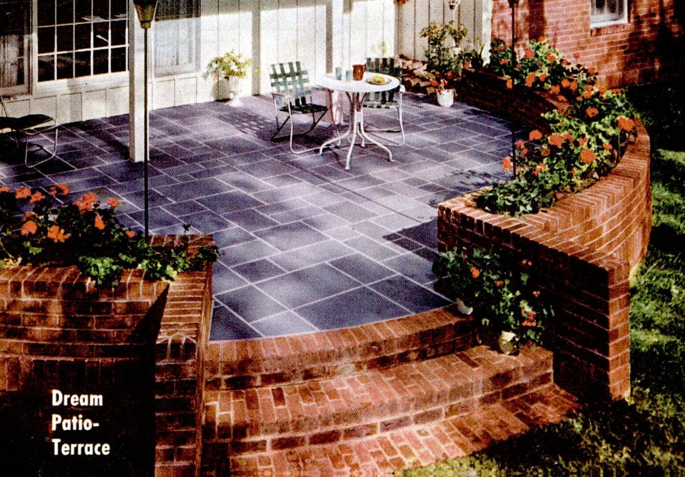 1964 - A dream patio-terrace