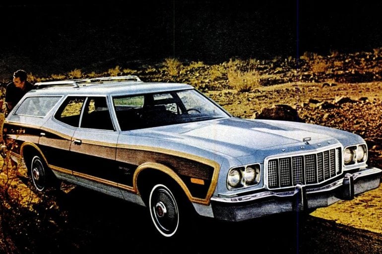 1970s Ford Gran Torino Squire station wagon