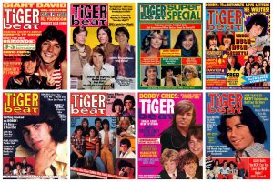 1970s vintage Tiger Beat magazine covers