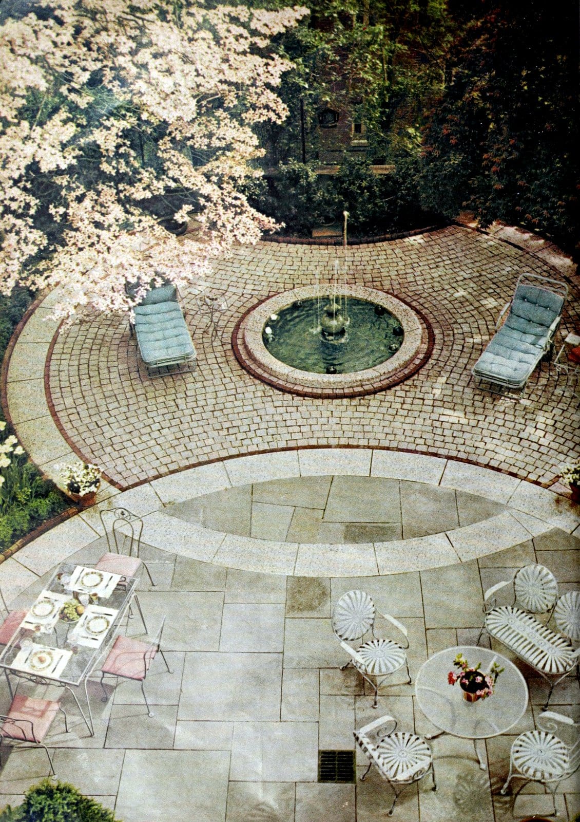 A Georgetown garden for a spring luncheon (1961)