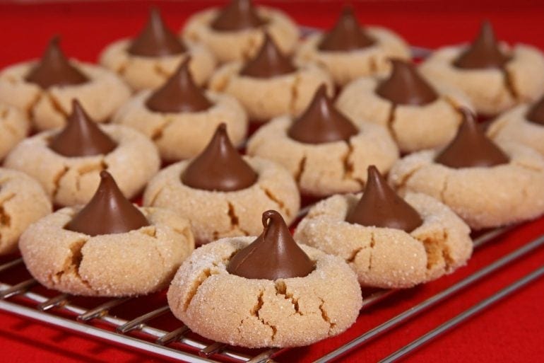 Peanut Butter Blossom Cookies