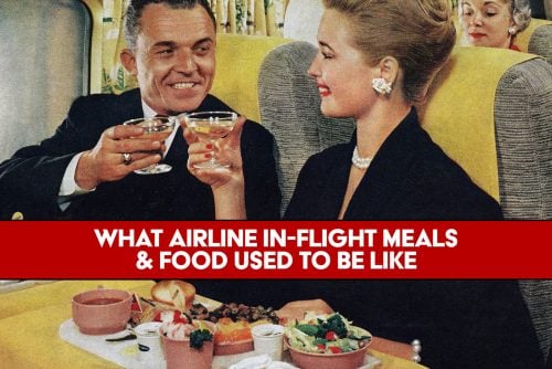 Airline food from the 1950s 1960s 1970s - Vintage in-flight meals at ClickAmericana com