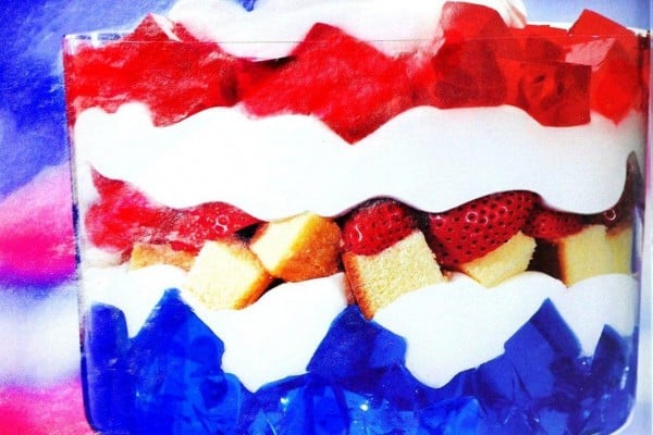 Patriotic desserts from the 1990s