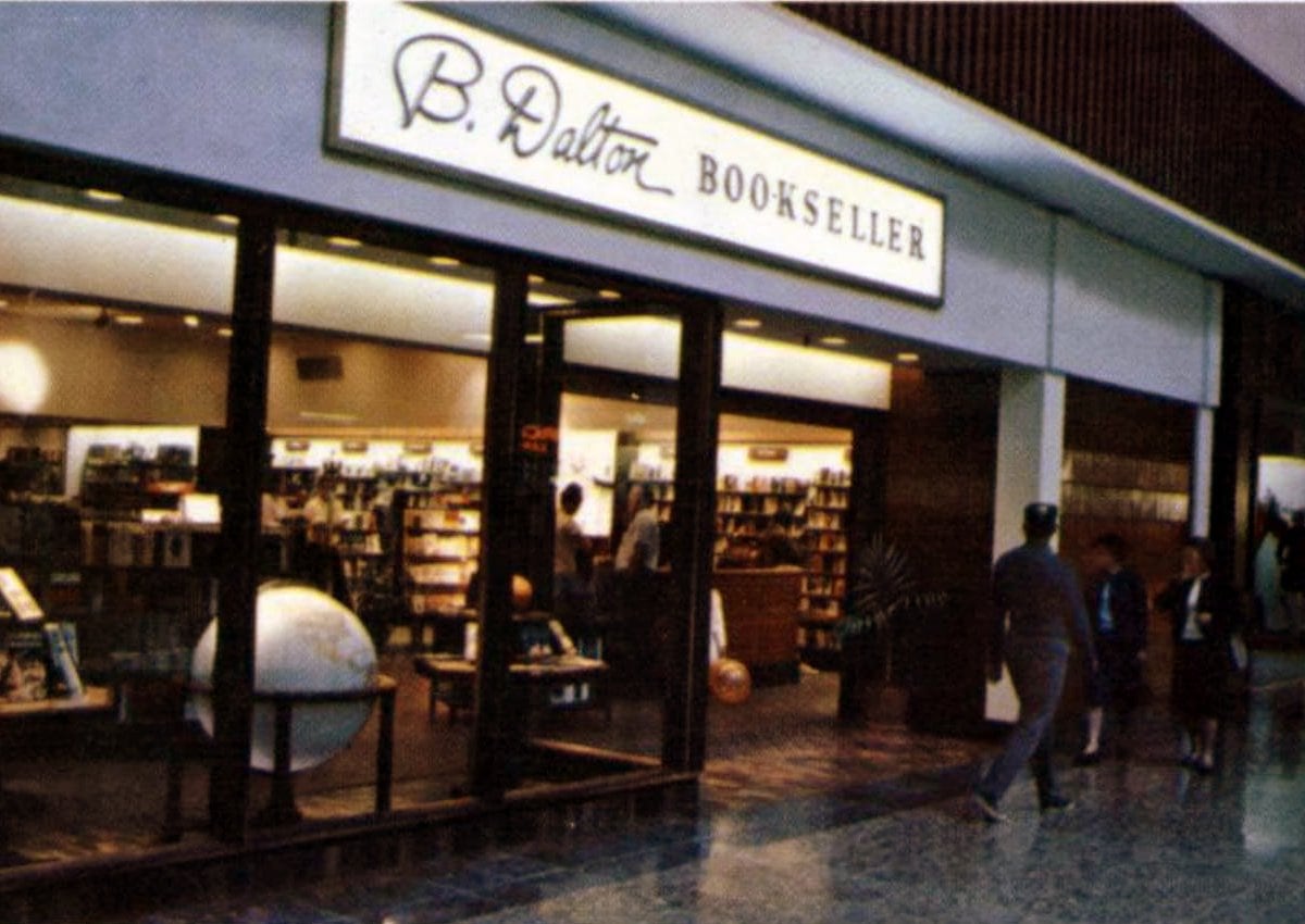 B Dalton store - Sunvalley Mall, Concord, California (1967)