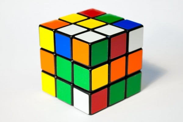 Basic Rubik's Cube puzzle toy