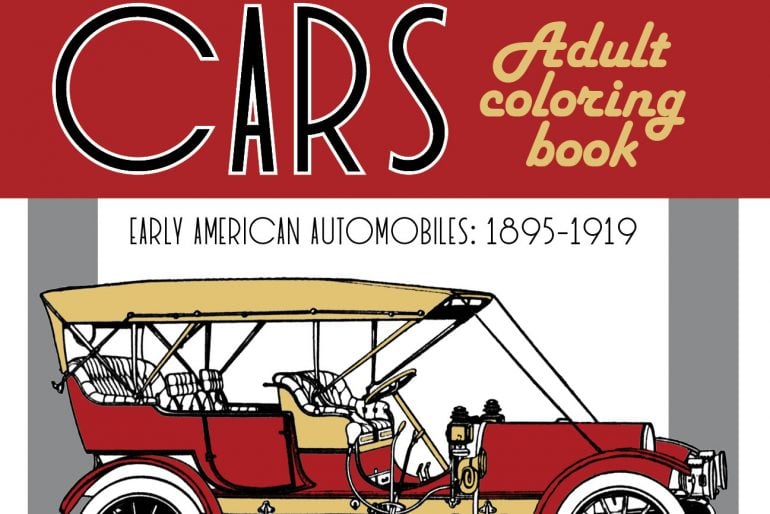 Classic Cars Adult Coloring Book 1