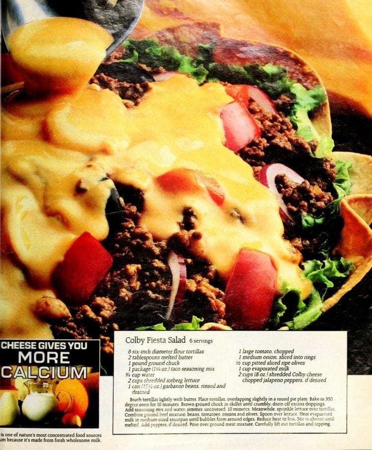 Colby fiesta salad recipe (1987)