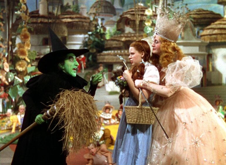 Dorothy with the Wicked Witch and Glinda - Wizard of Oz