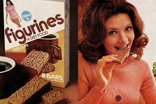 Figurines Those beloved crispy, crunchy diet bars of the 1970s