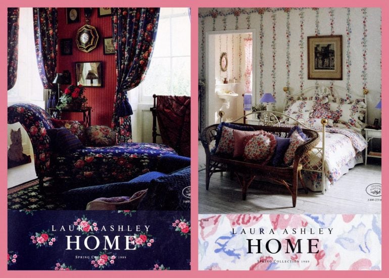 Laura Ashley home decor - Vintage 1980s and 1990s at Click Americana