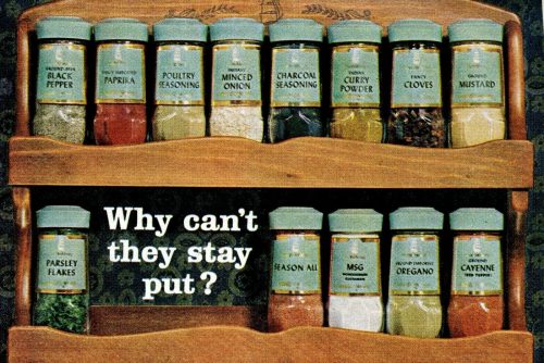 McCormick spice rack from 1964