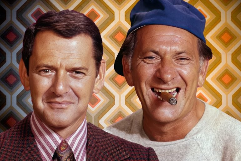 Odd Couple TV show Felix and Oscar - Tony Randall and Jack Klugman