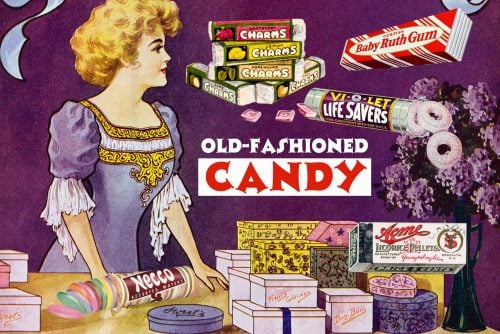 Old-fashioned candy brands and flavors at Click Americana