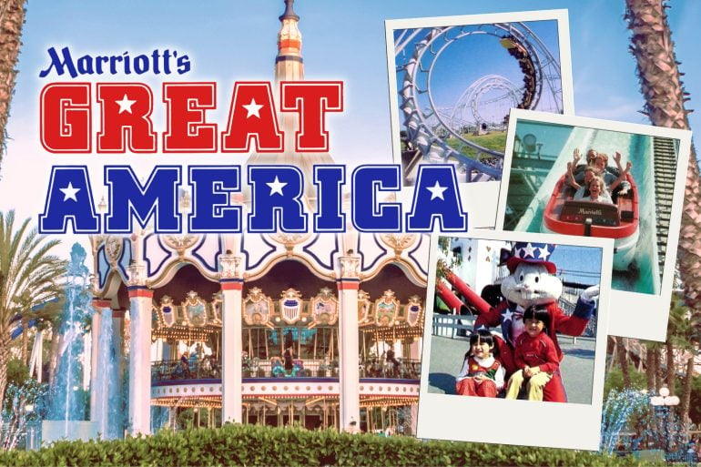 Old Marriott's Great America theme parks 1970s and 1980s