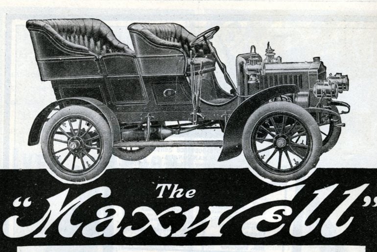 Old Maxwell brand car from 1905