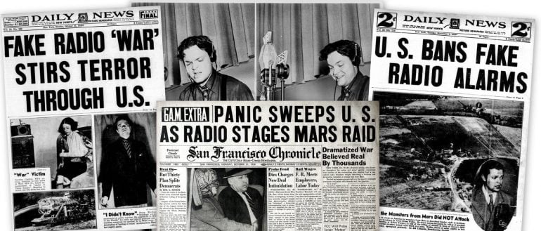 Orson Welles freaks out the country with 'War of the Worlds' (1938)