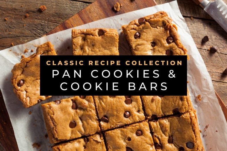 Pan cookies and cookie bars recipes at Click Americana