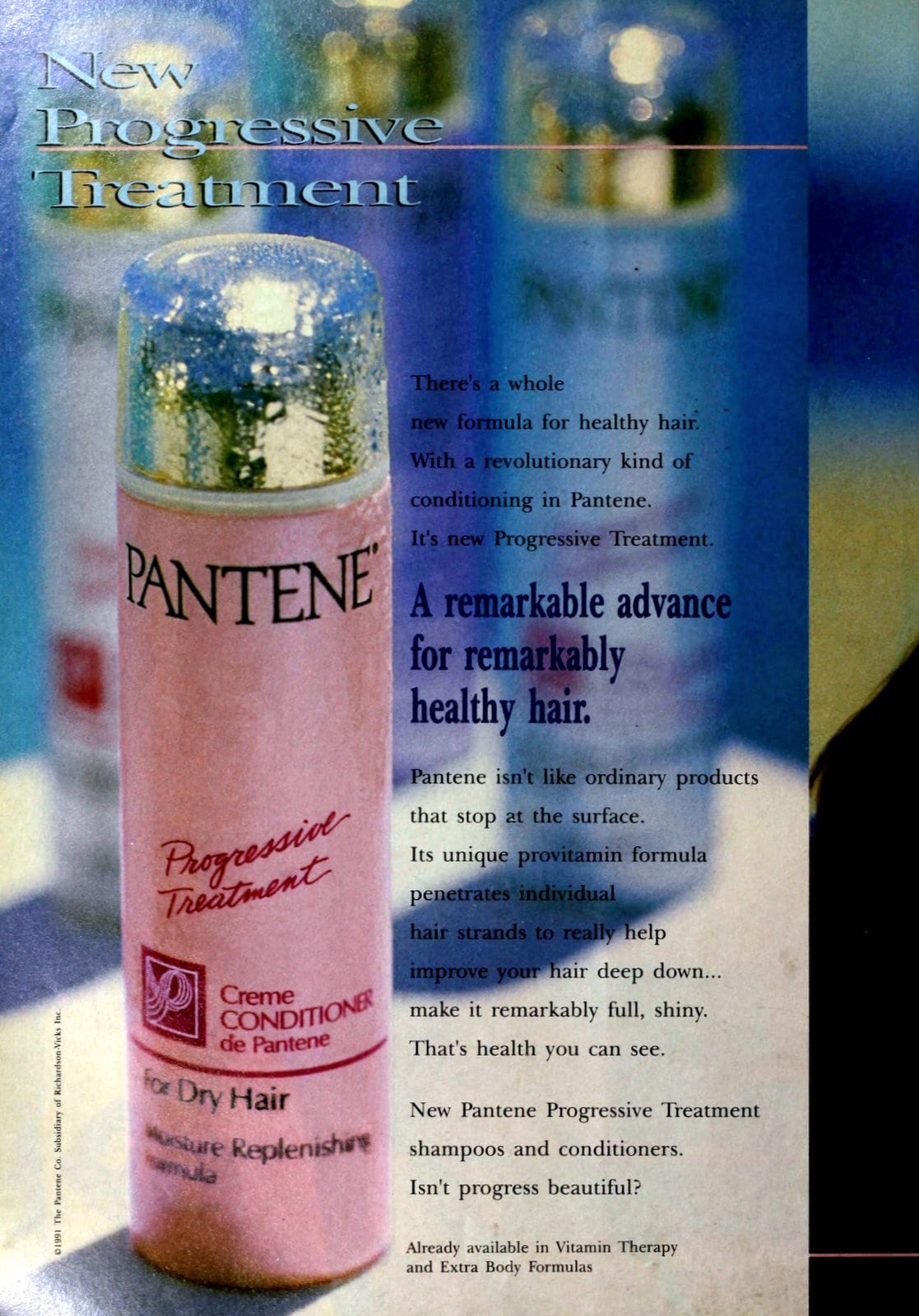 Pantene progressive treatment creme conditioner (1991)