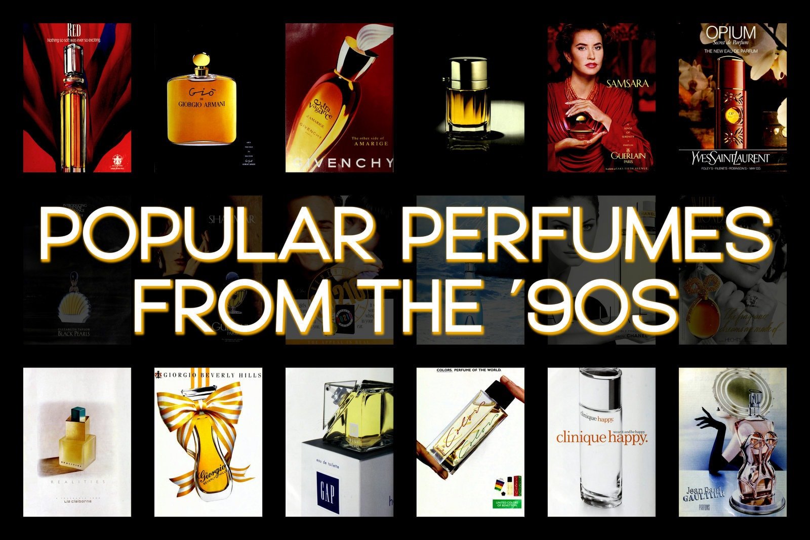 Popular perfumes of the 1990s