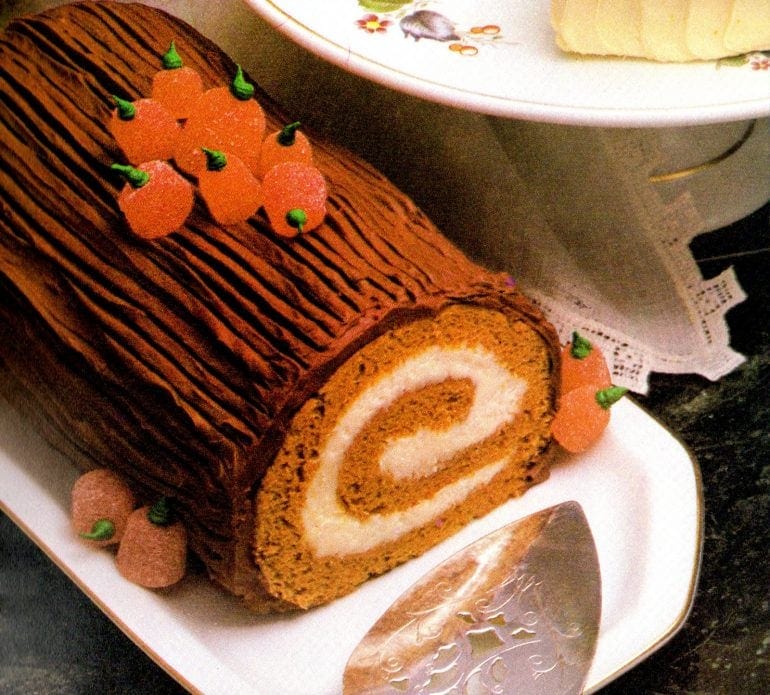 Pumpkin roll recipe (1984)