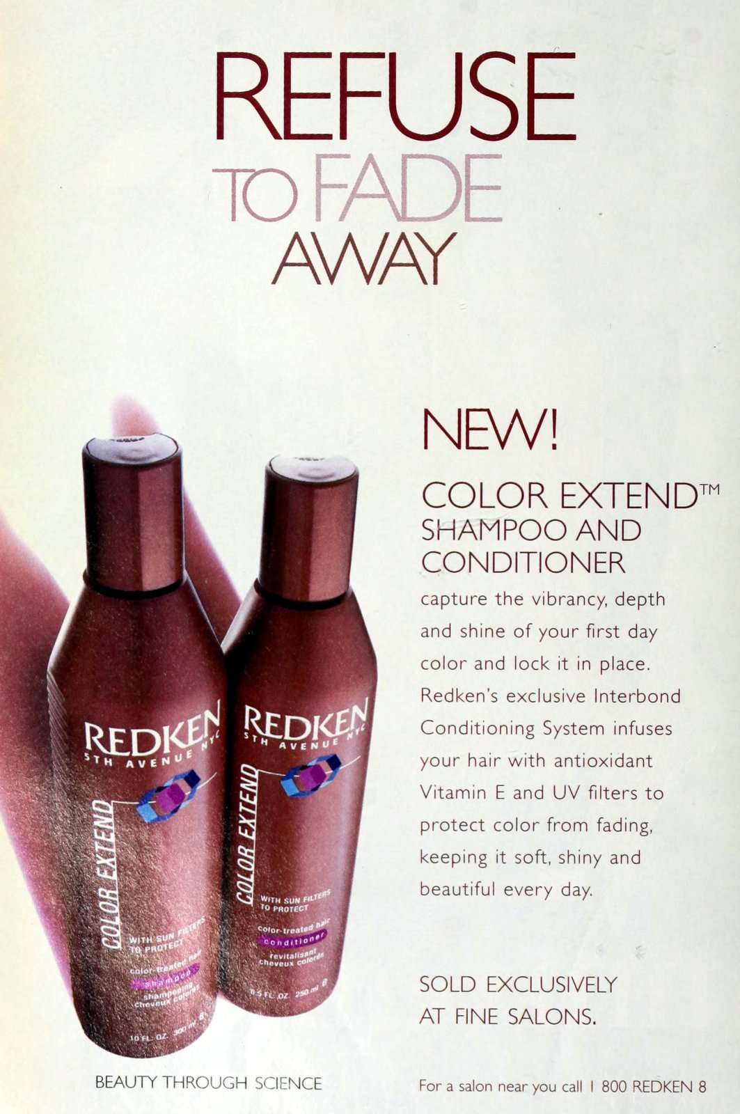 Redken Color Extend shampoo and conditioner (1997)