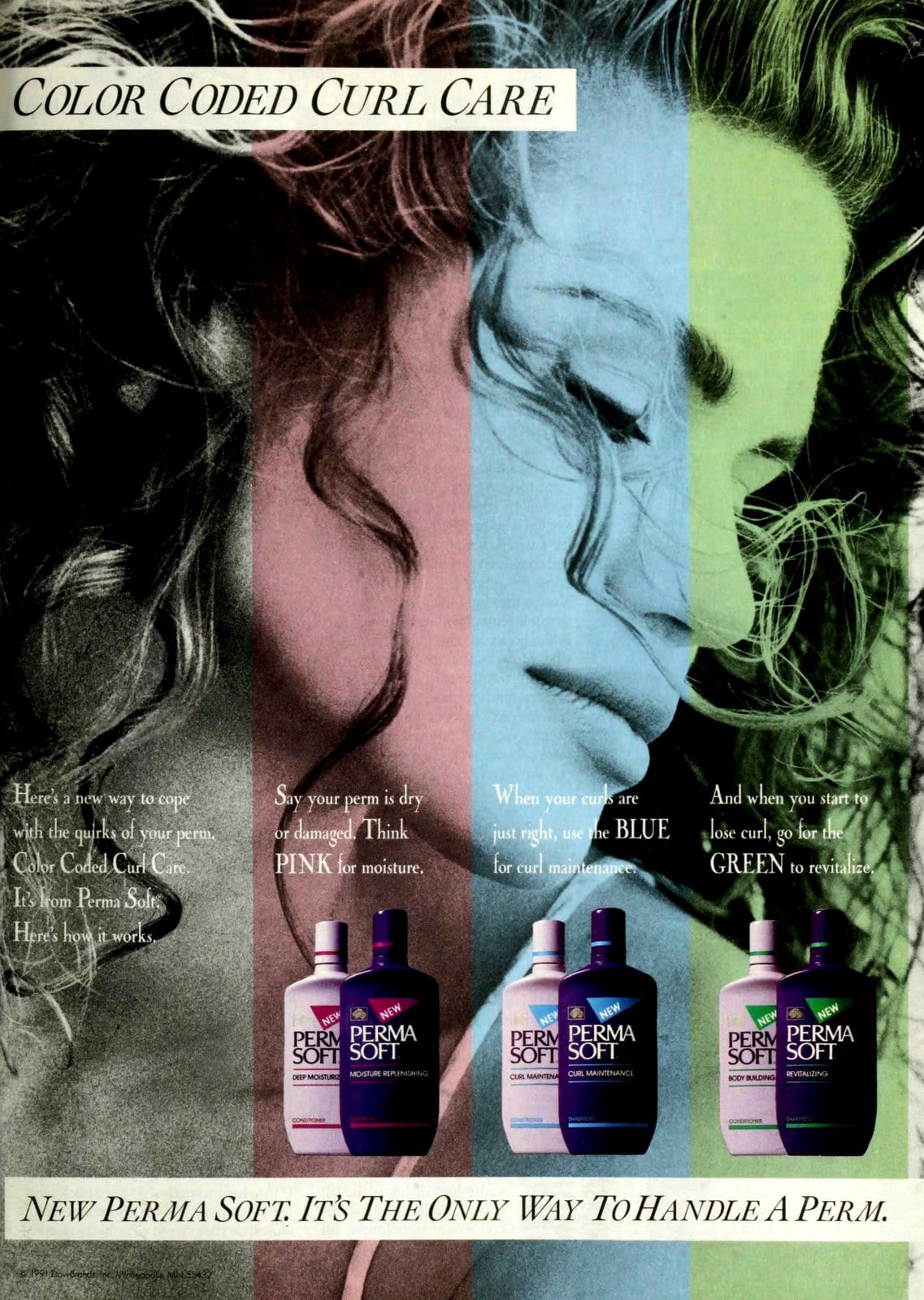 Retro Perma Soft shampoos and conditioners (1991)