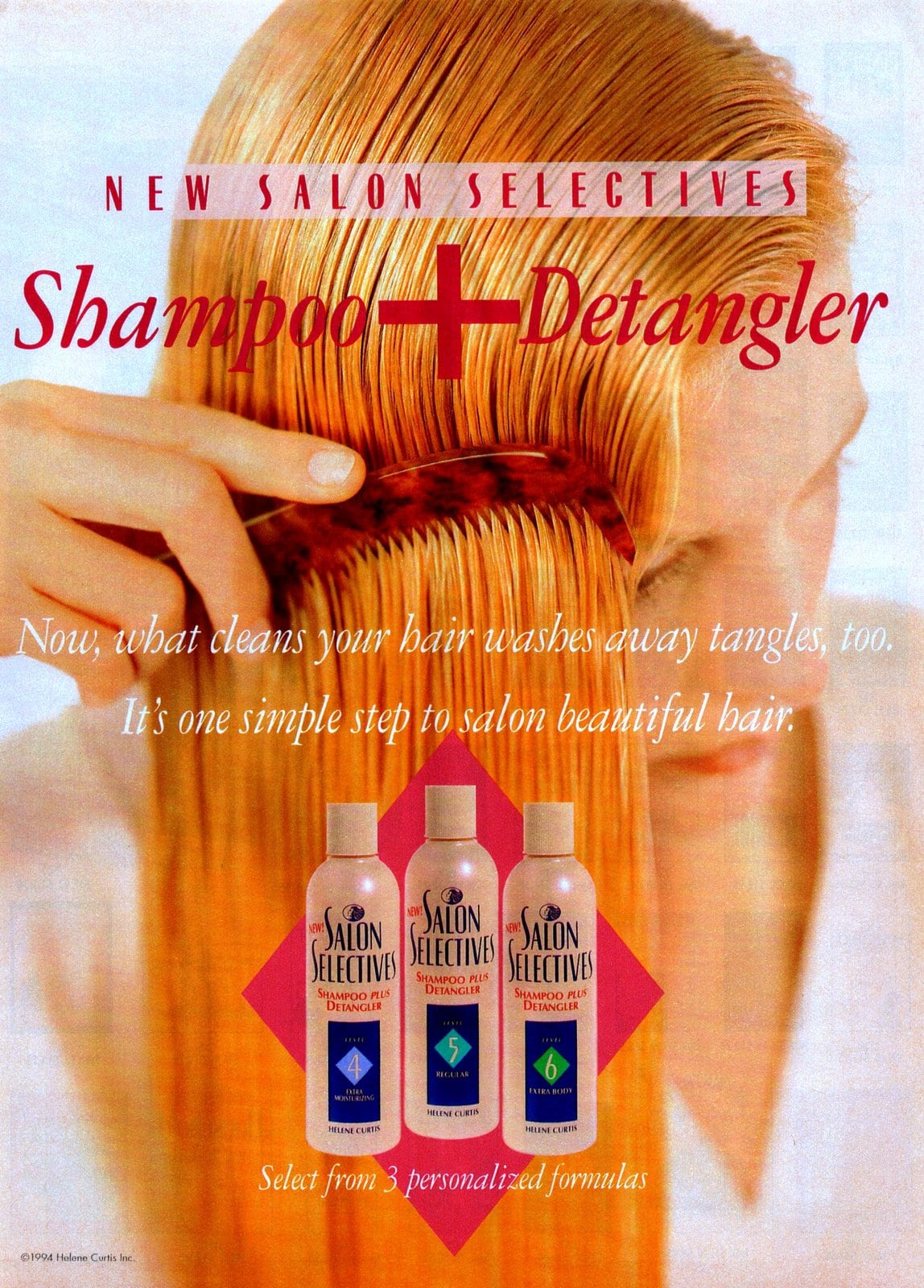 Salon Selectives shampoo and detangler (1994)