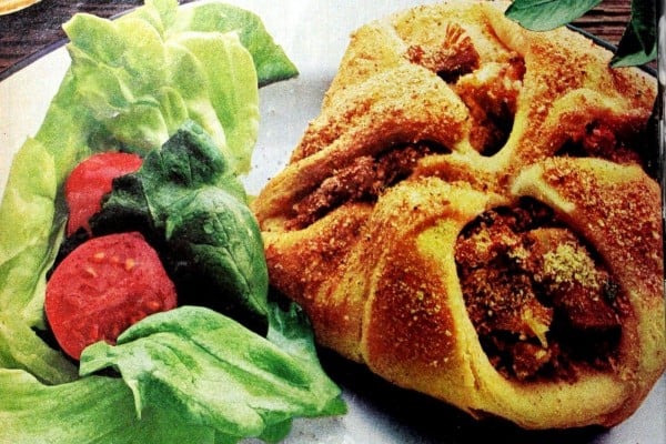 Savory crescent chicken squares (1974)