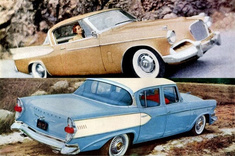 See classic 1950s Studebaker cars