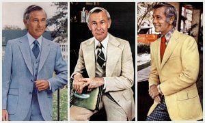 See Johnny Carson's line of polyester suits that were big sellers in the '70s