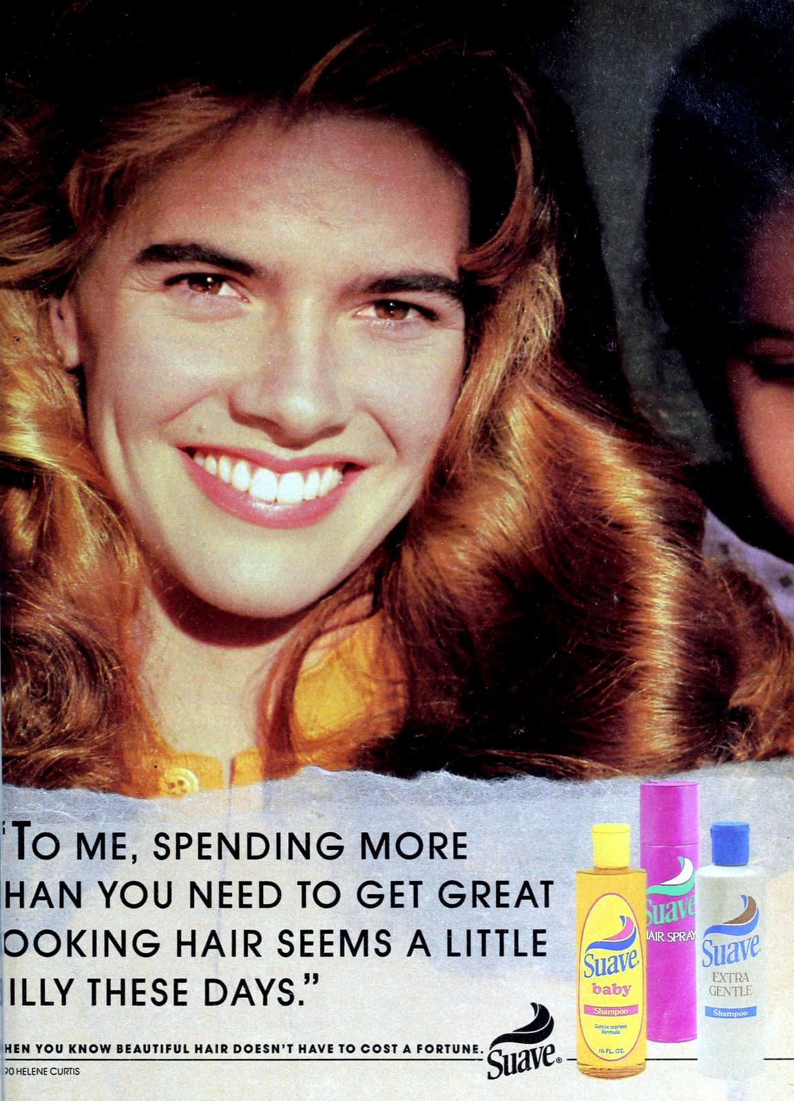 Suave shampoos and hair care products (1991)