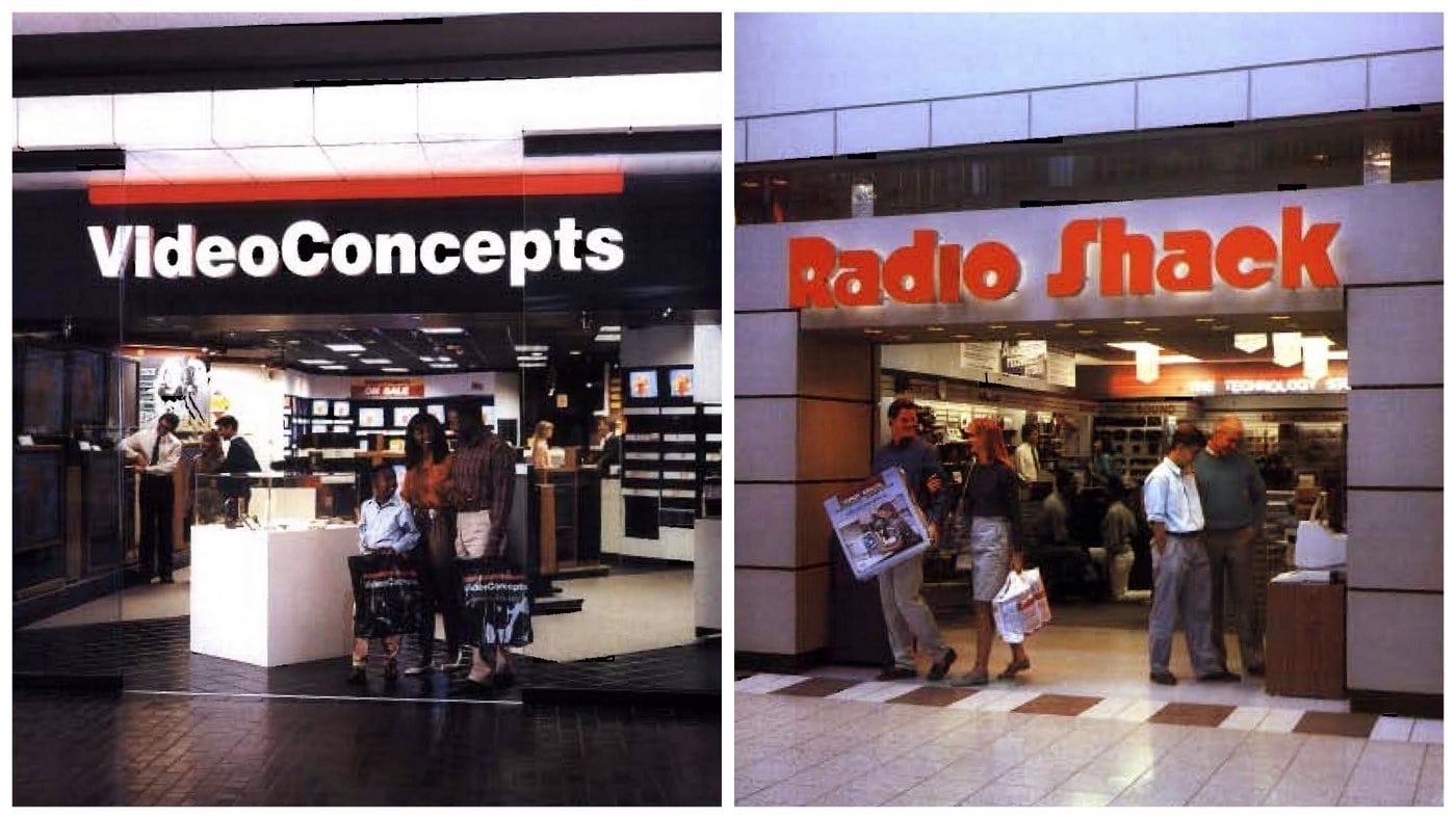 Tandy stores - VideoConcepts and Radio Shack (1989)