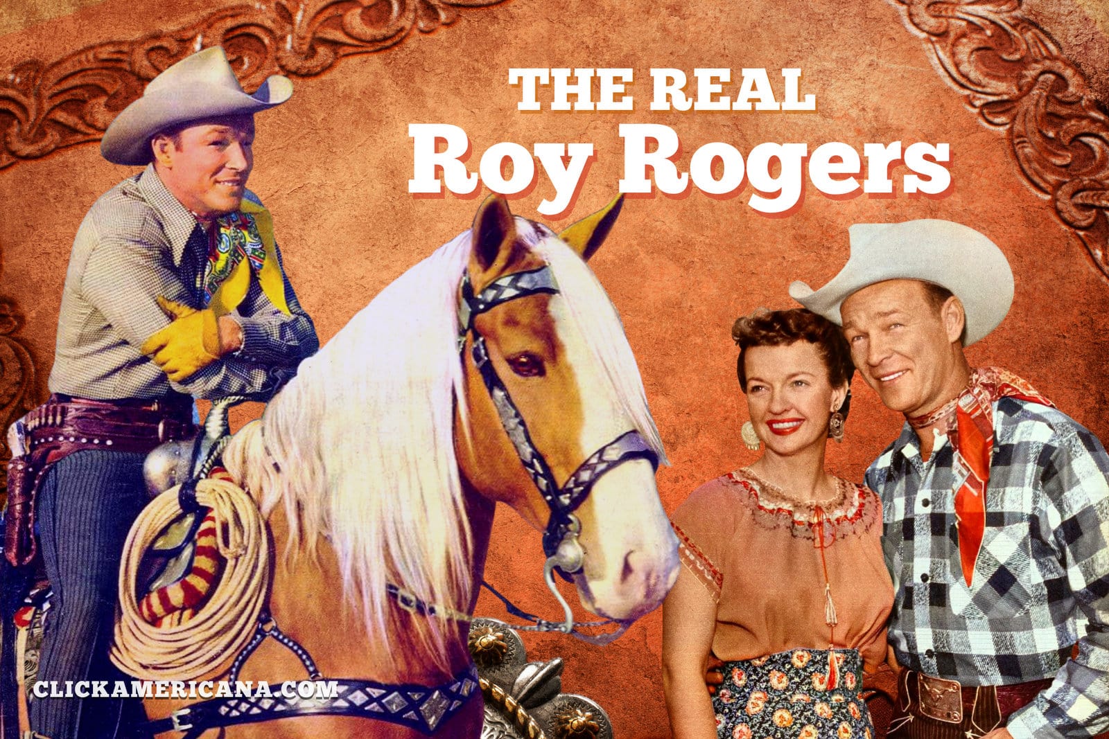 The Real Roy Rogers - Cowboy Western star at Click Americana