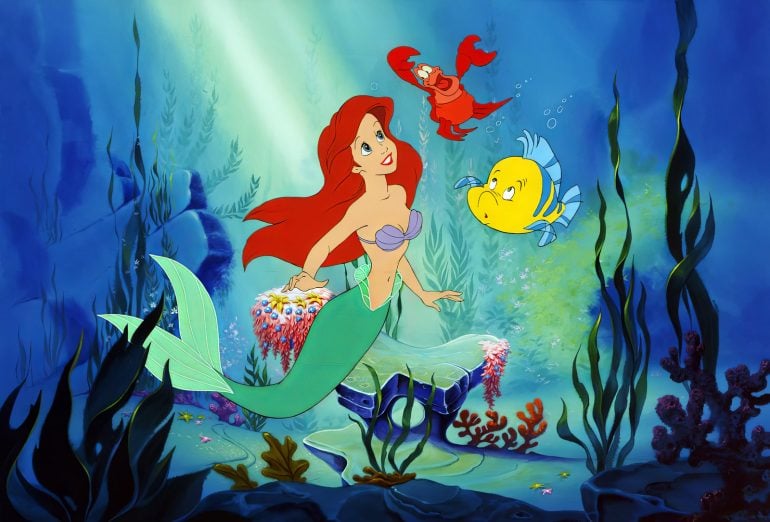 The vintage Disney movie The Little Mermaid from 1989 at ClickAmericana com