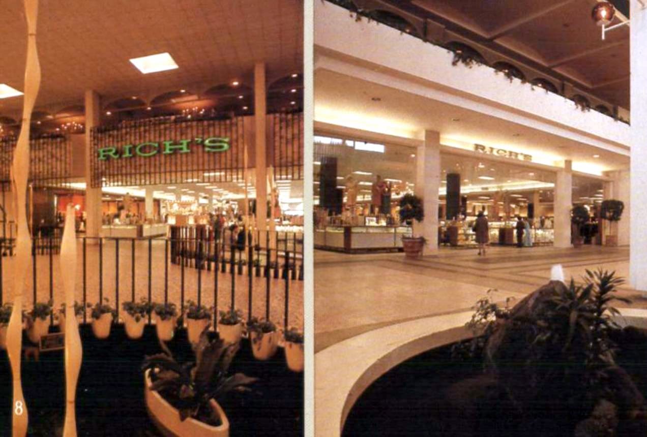 Two retro Rich's stores from 1973