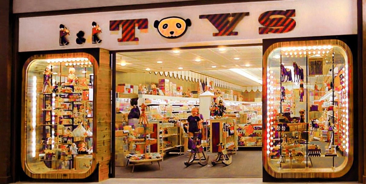 Vintage 1970s K and K toy store