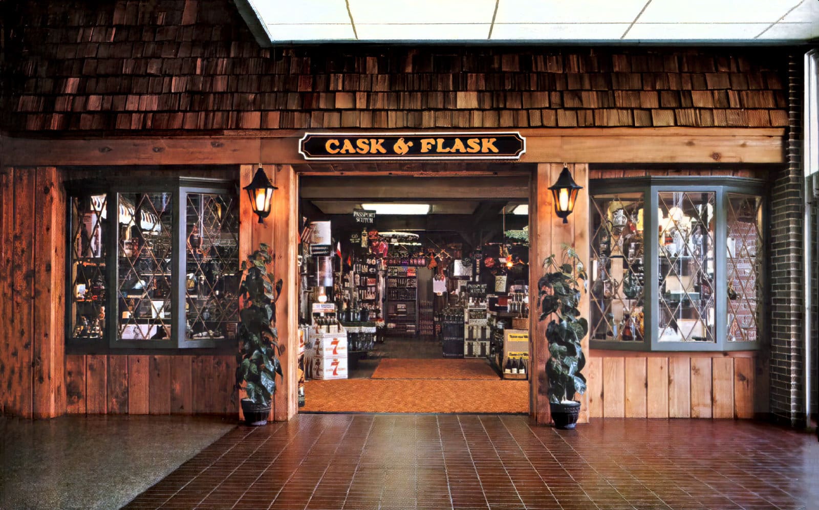 Vintage Cask and Flask mall store in Indiana (c1980s)