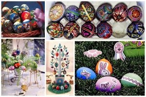 Vintage Decorating Easter eggs ideas