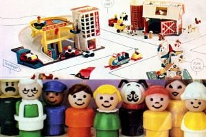 Vintage Fisher Price LIttle People play sets