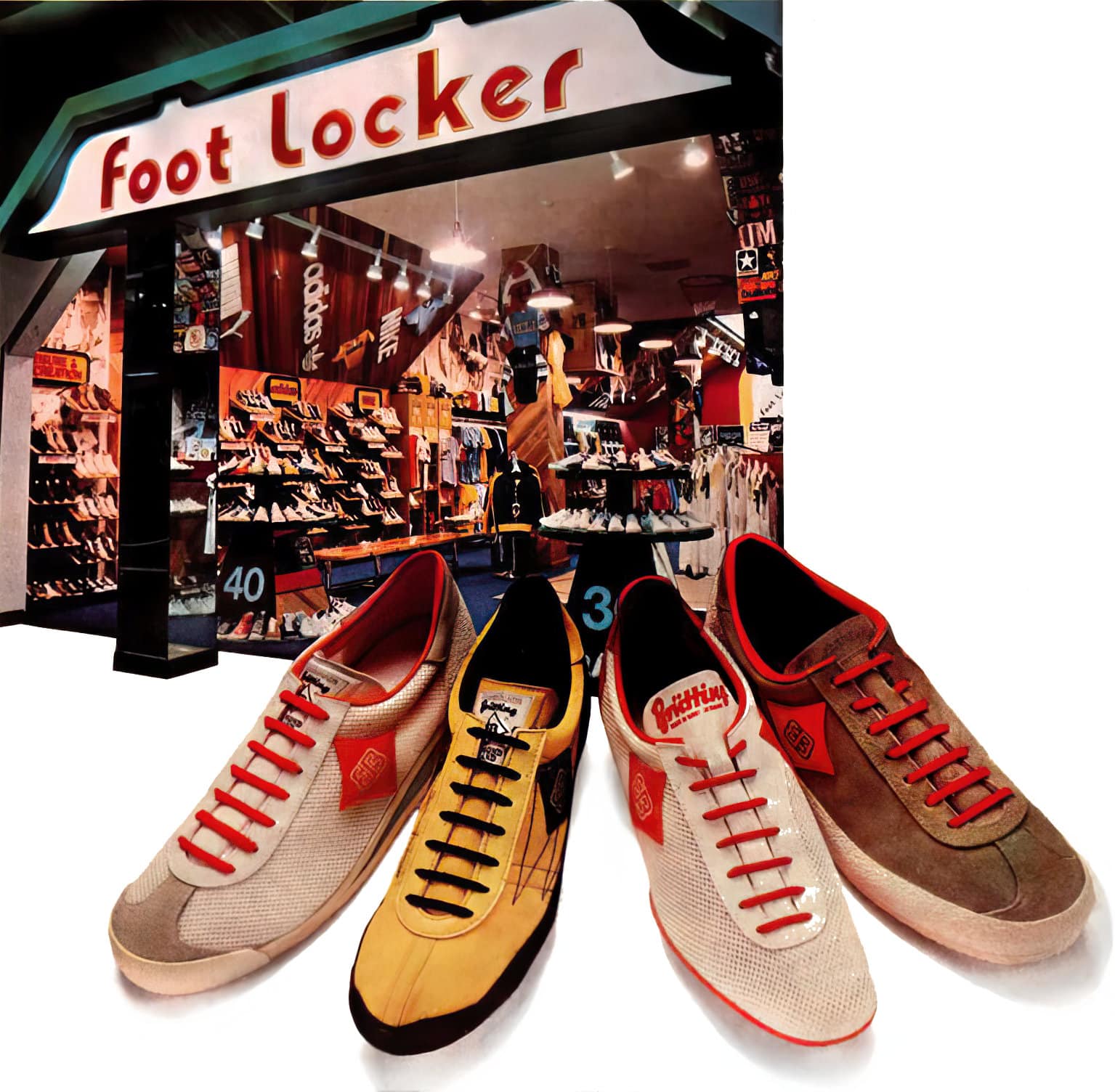 Vintage Foot Locker shoe store (1978)