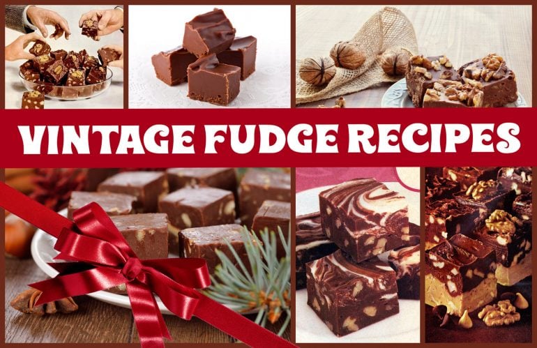 Vintage fudge recipes