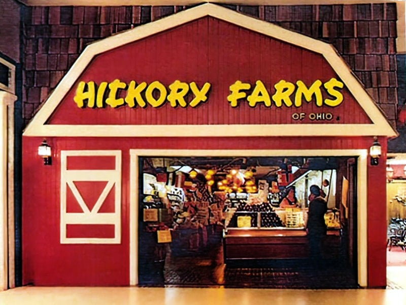 Vintage Hickory Farms mall storefront