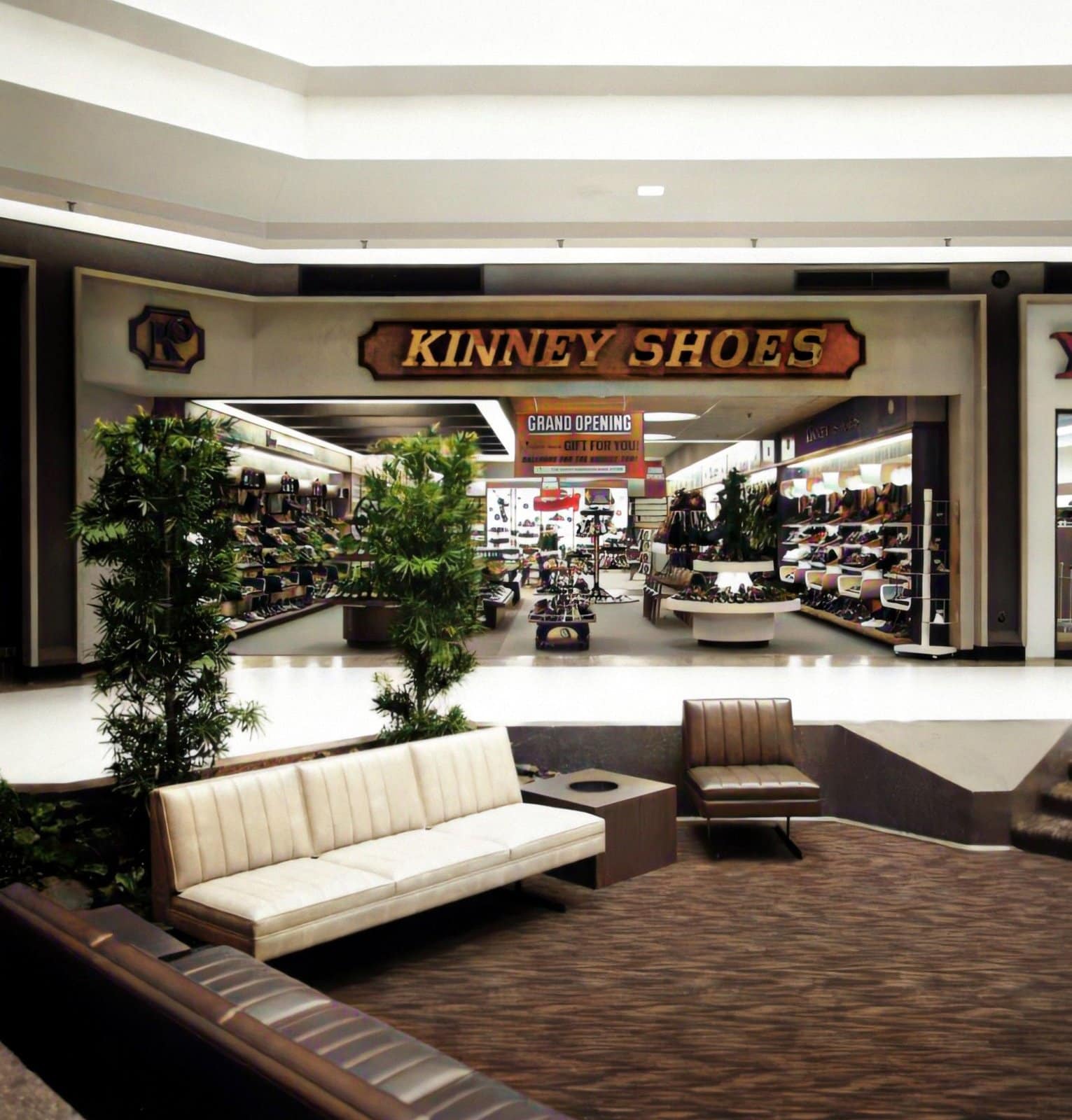 Vintage Kinney Shoes store (c1980s)