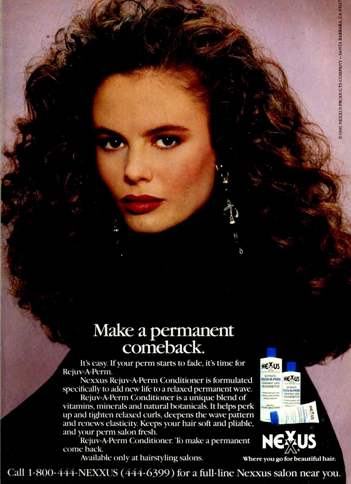 Vintage Nexxus Rejuv-A-Perm conditioner (1991)