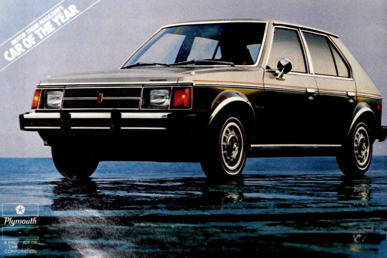 Vintage Plymouth Horizon compact cars