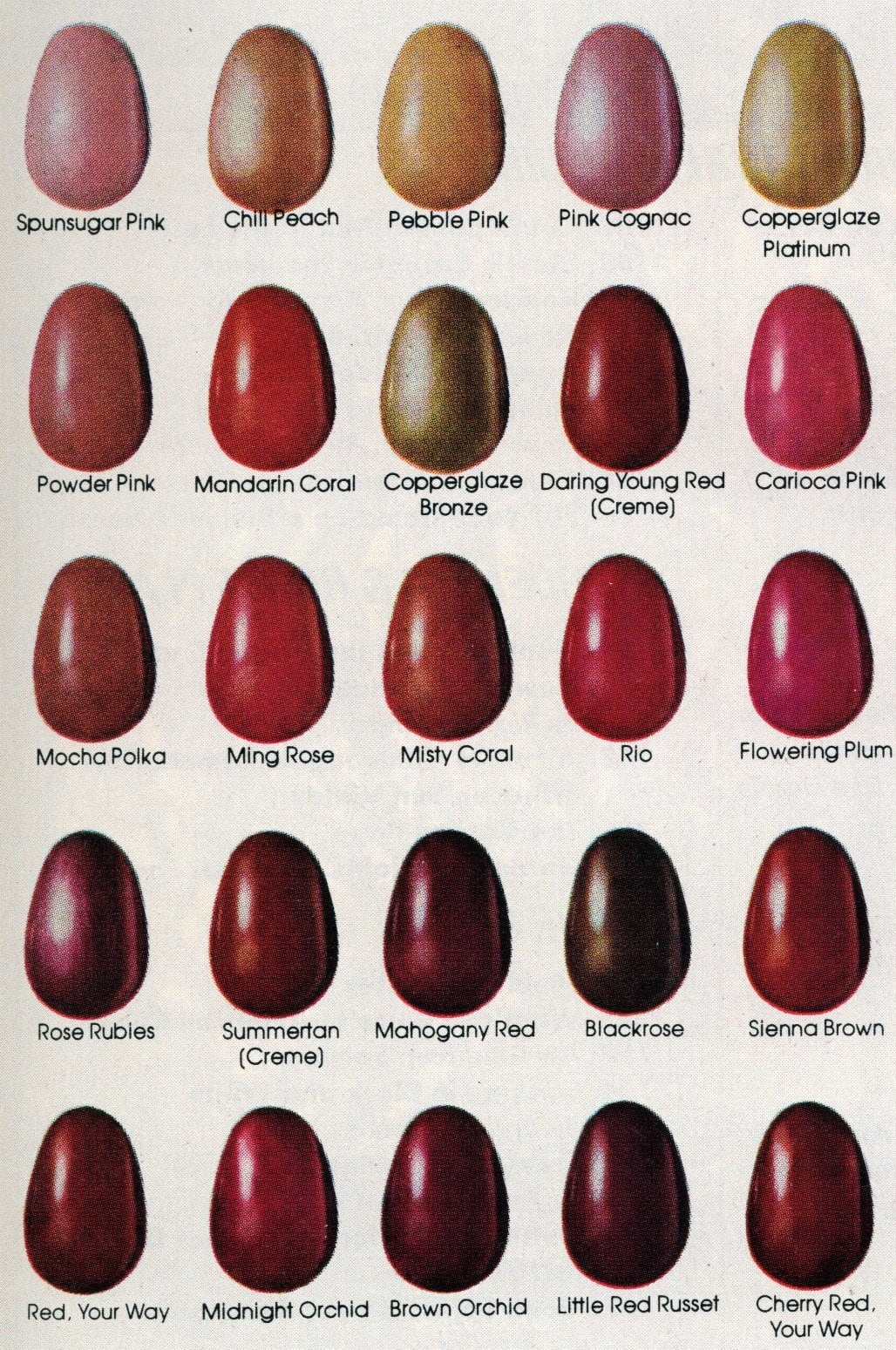 From the 1980s: 109 colors of retro Revlon nail polish (1981)