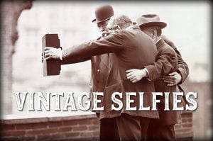 Vintage selfie history