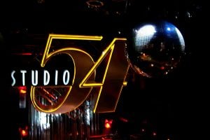 Vintage Studio 54 nightclub disco ball